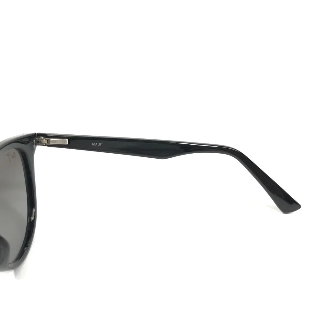 Maui Jim Sunglasses CATHEDRALS MJ782-02 Black Round Frames w/ Gray Lenses
